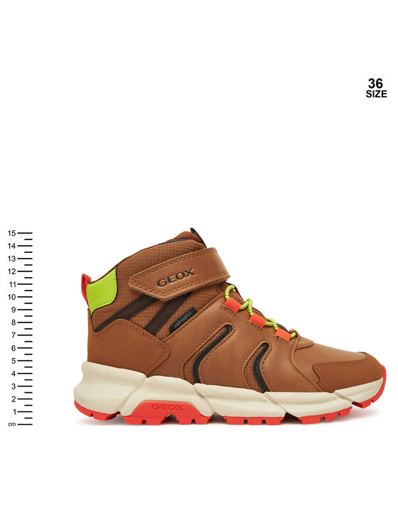 Geox Geox Schnürschuhe J Flexyper Plus J56LCC 0FUME C0616 D Braun