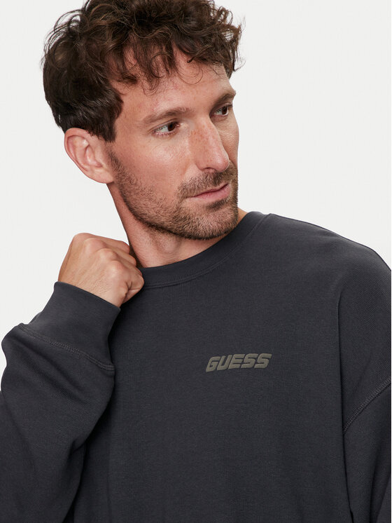 Guess Guess Суитшърт Z4YQ13 KAIJ1 Сив Boxy Fit