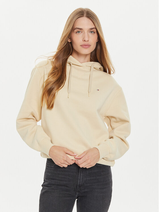 Tommy Hilfiger Tommy Hilfiger Bluză WW0WW41245 Bej Relaxed Fit