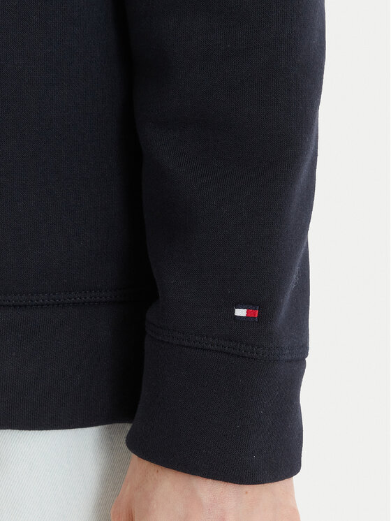 Tommy Hilfiger Tommy Hilfiger Mikina Heritage WW0WW31998 Tmavomodrá Regular Fit