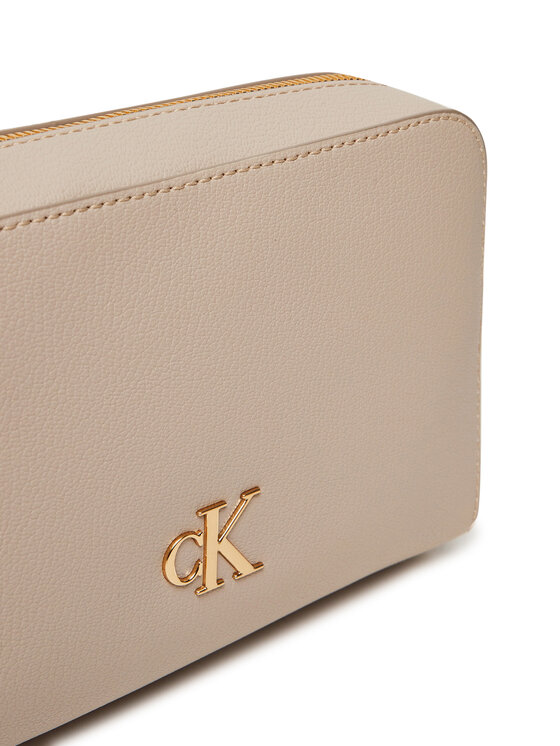 Calvin Klein Jeans Calvin Klein Jeans Torbica Minimal Monogram Ew Camera Bag LV04K3162G Krem