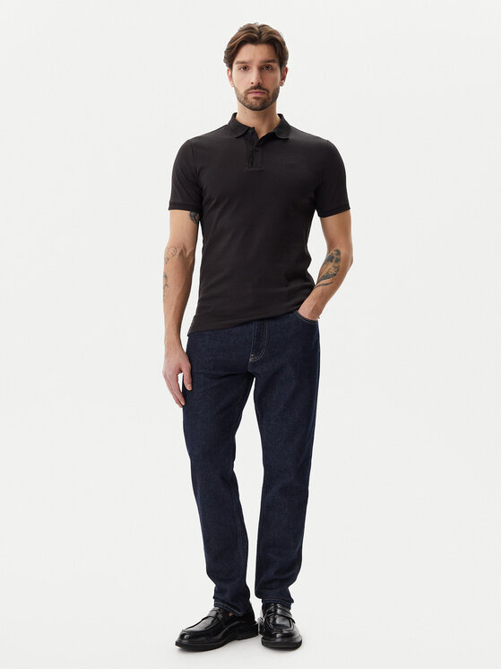 Calvin Klein Calvin Klein Tricou polo K10K114135 Negru Regular Fit