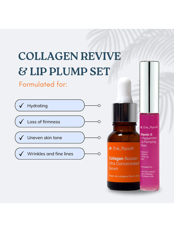 dr. Eve Ryouth dr. Eve Ryouth CollagenSkin Collagen Booster + Miętowy Błyszczyk Duo Serum