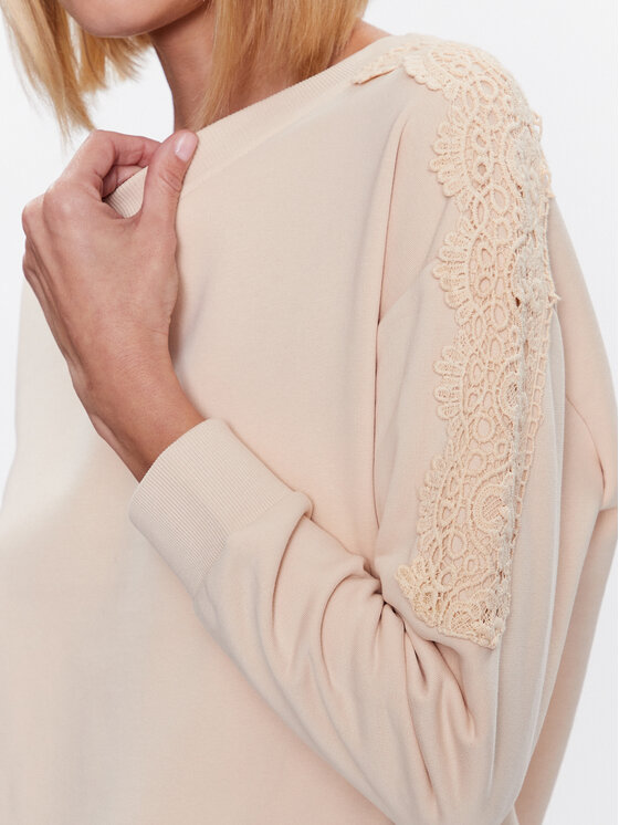 Felpa B-Coria L01350-S23 Beige Regular Fit