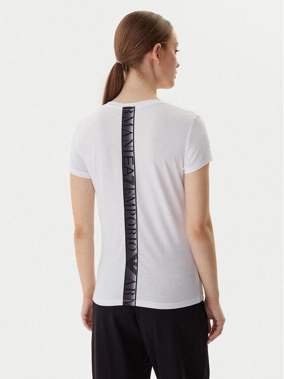 EA7 Emporio Armani EA7 Emporio Armani T-krekls 7W000673 AF12945 U0002 Balts Slim Fit
