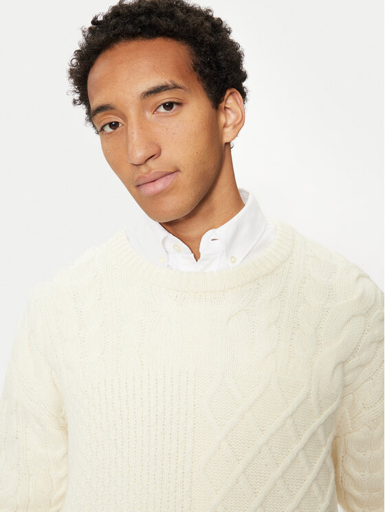 Tommy Hilfiger Tommy Hilfiger Светр MW0MW36546 Білий Regular Fit