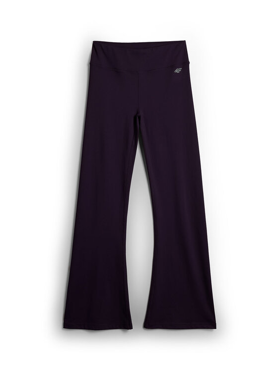 4F 4F Legginsy SPORT OFFICE Fioletowy Slim Fit