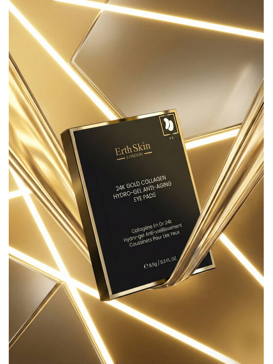 Erthskin London Erthskin London pod oczy Kolagen + 24K Złoto 5x2 szt.. Płatki pod oczy