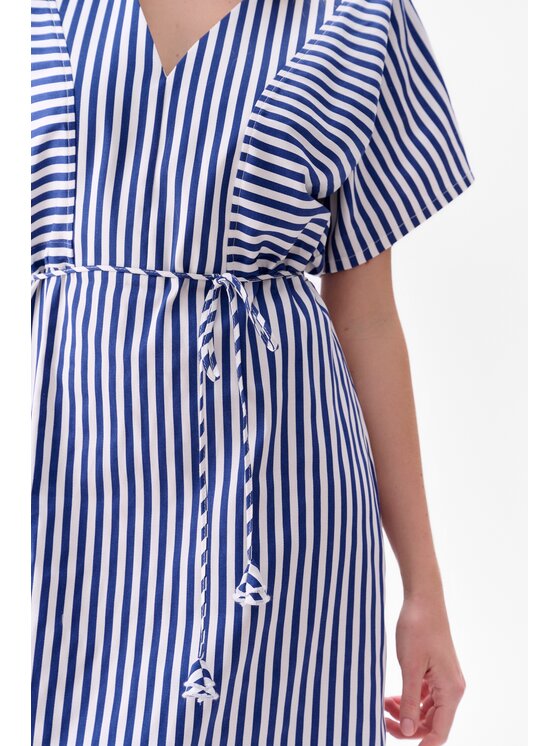 blue shadow blue shadow Sukienka codzienna Biba Granatowy Regular Fit
