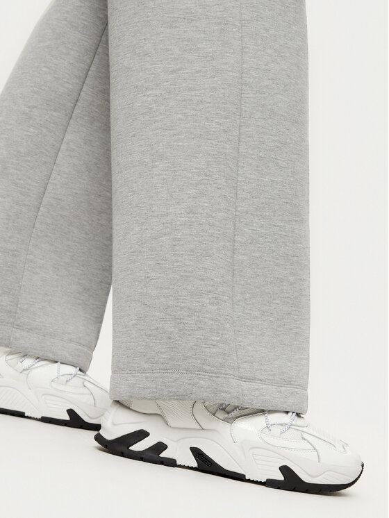 Calvin Klein Calvin Klein Kalhoty z materiálu K20K207947 Šedá Relaxed Fit