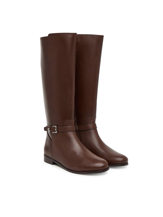 LAUREN RALPH LAUREN LAUREN RALPH LAUREN Čižmy vo vojenskom štýle 802974383002 Hnedá