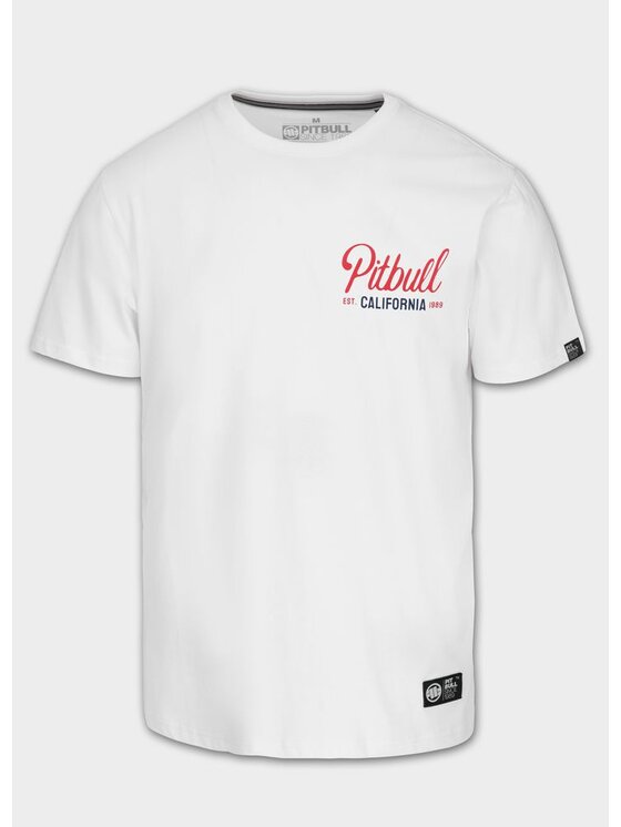 PITBULL PITBULL T-Shirt SAN DIEGO BORN Biały Regular Fit