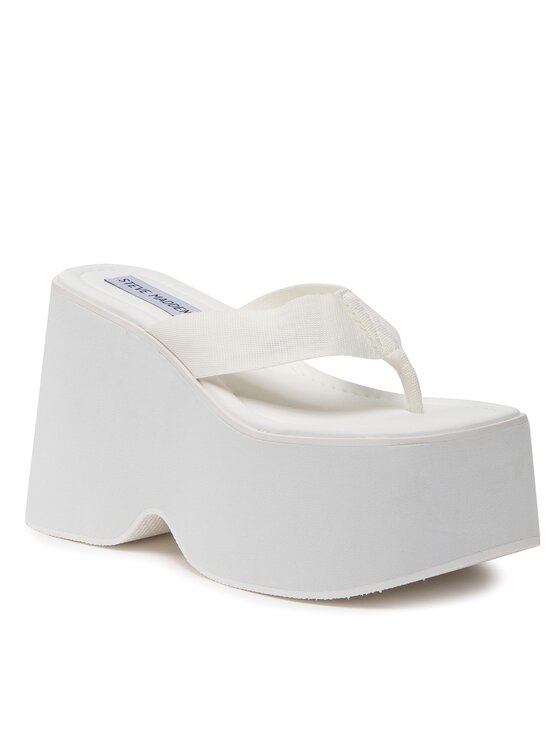 Steve Madden Mules / sandales de bain Gwen SM11002392002 Blanc Modivo.fr