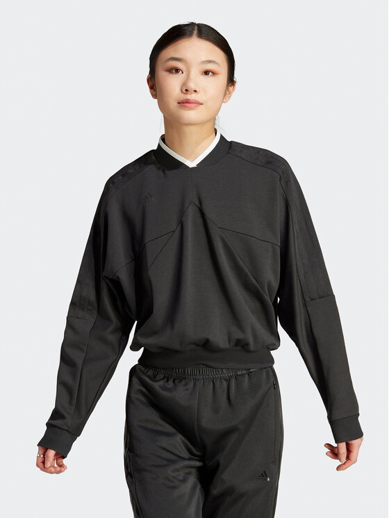adidas Bluză IA3039 Negru Loose Fit
