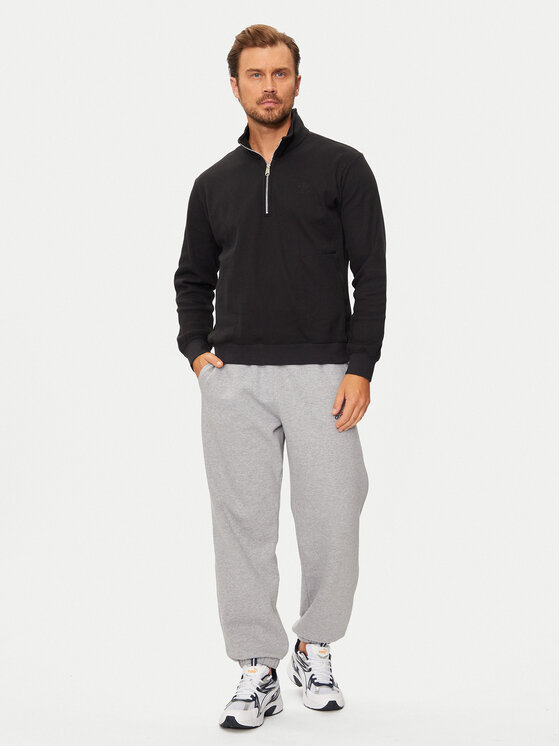 adidas adidas Bluză Trefoil Essentials IW5807 Negru Regular Fit