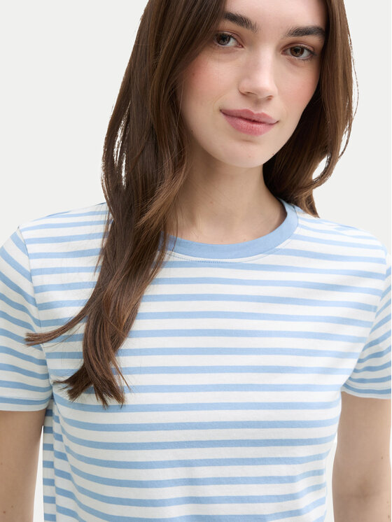 Tom Tailor Denim Tom Tailor Denim T-Shirt 1035867 Μπλε Boxy Fit