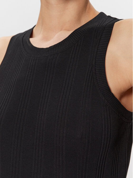 Gina Tricot Gina Tricot топ Bonnie 16649 Черен Regular Fit