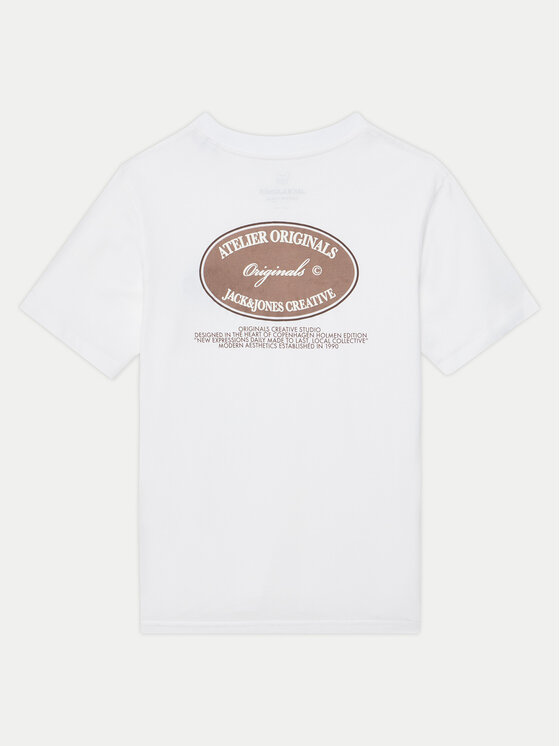 Jack&Jones Junior Jack&Jones Junior T-Shirt 12274895 Λευκό Relaxed Fit