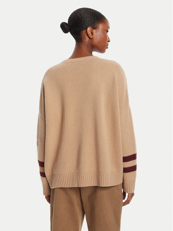 Weekend Max Mara Weekend Max Mara Džemper Pavidi 2525366262 Bež Oversize