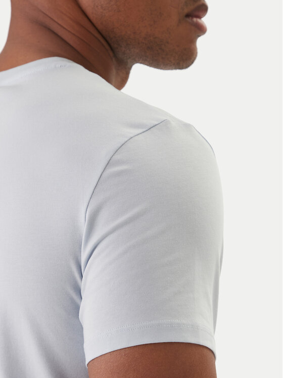 Calvin Klein Calvin Klein T-shirt LV04LC240G Svijetloplava Slim Fit