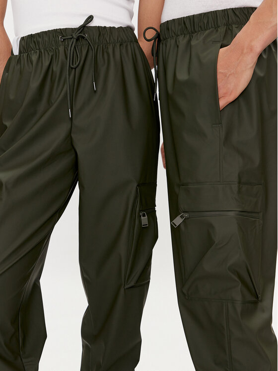 Rains Rains Pantaloni antipioggia Cargo Rain Pants Regular W3 18850 Verde Regular Fit