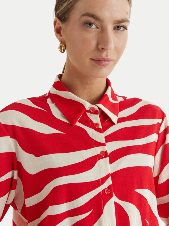 ONLY ONLY Marškiniai Sakura 15366883 Raudona Regular Fit