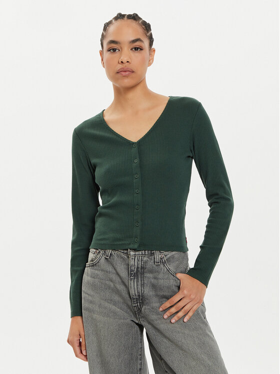Levi's® Levi's® Blūze Muse A8783-0005 Zaļš Slim Fit