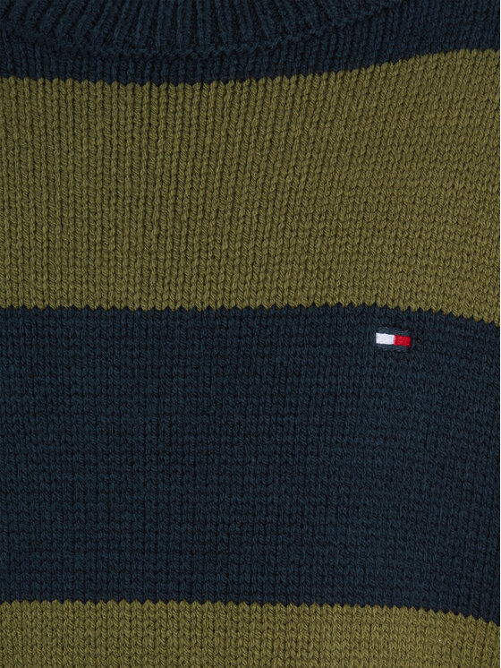 Tommy Hilfiger Tommy Hilfiger Sweter KB0KB08515 Zielony Regular Fit