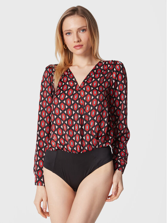 NAF NAF NAF NAF Bodi Lestudio THNC23 Punane Regular Fit