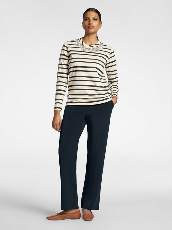 Elena Mirò Elena Mirò Pantaloni di tessuto P823Z000154N034 Blu Regular Fit