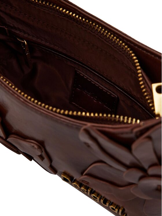 Desigual Desigual Σάκος BAG_REPRISE CHOCO VALENTINE HAITI Καφέ