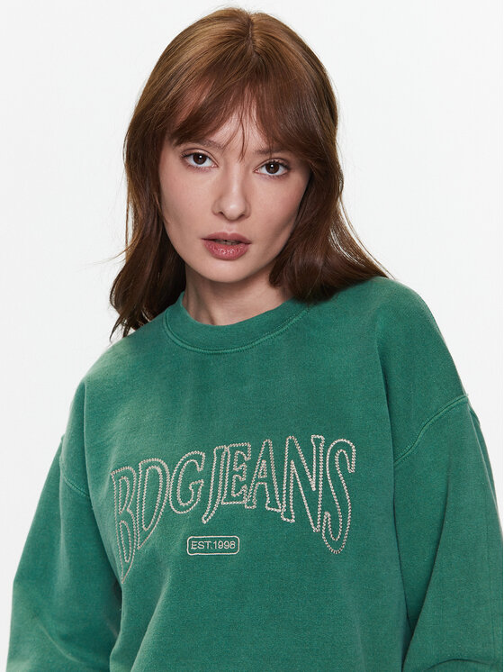 Felpa BDG EMBROIDERED SWEAT 76470806 Verde