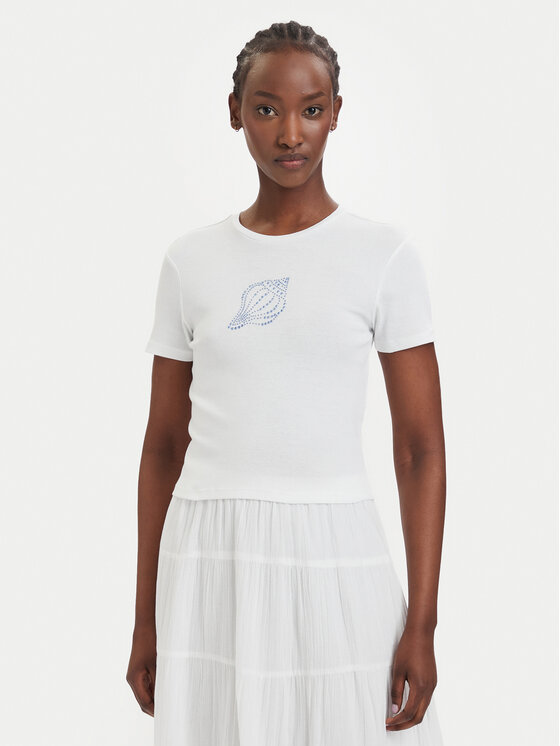 ONLY Tricou Kira 15346419 Alb Regular Fit