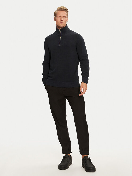 Marc O'Polo Marc O'Polo Sweter 428 5025 60308 Granatowy Regular Fit