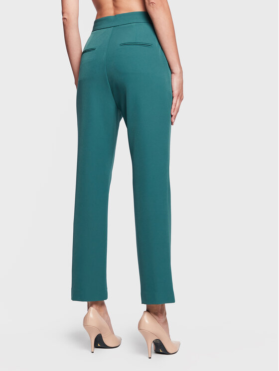 Custommade Custommade Pantaloni di tessuto Parilla 999425538 Verde Regular Fit