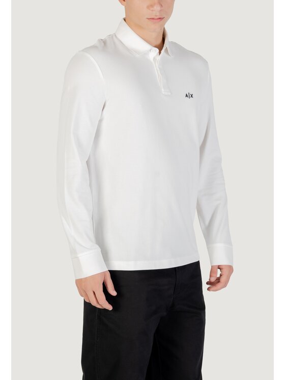 Armani Exchange Armani Exchange Polo XM001288 AF17321 Biały Casual Fit