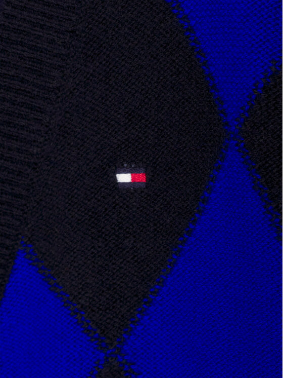 Tommy Hilfiger Tommy Hilfiger Kardigan KB0KB08622 Granatowy Regular Fit