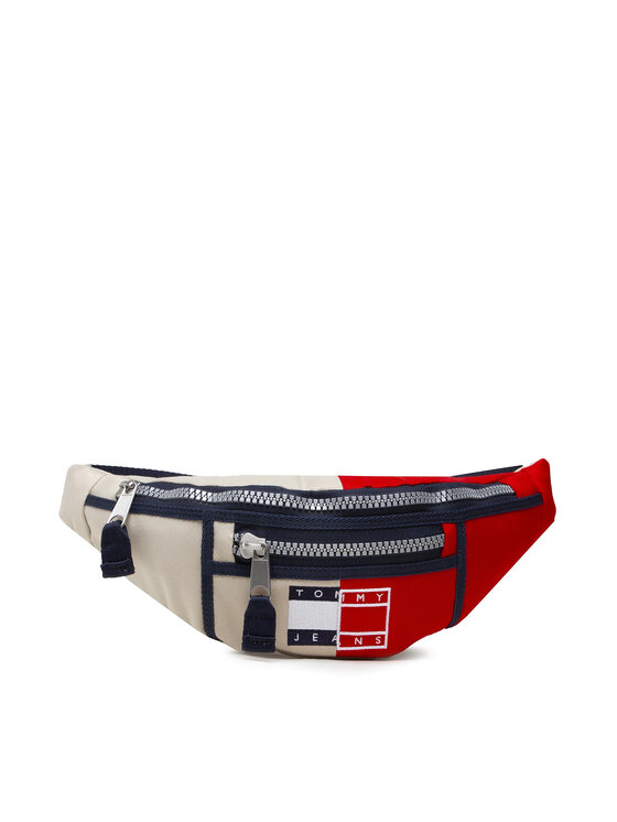 Tommy Jeans Tommy Jeans Borsetă Tjw Heritage Bumbag Spliced AW0AW11790 Bej