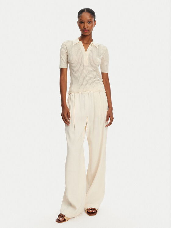 Marella Marella Пуловер Torbole 2513361145 Кремав Slim Fit