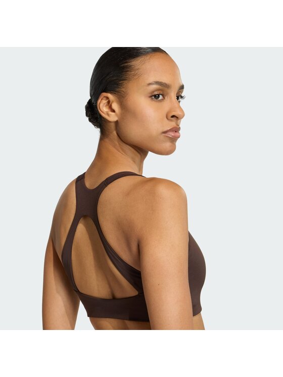 adidas adidas Biustonosz sportowy 159168 Brązowy