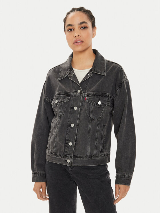 Levi's® Levi's® Geacă de blugi 90's A1743-0000 Negru Relaxed Fit