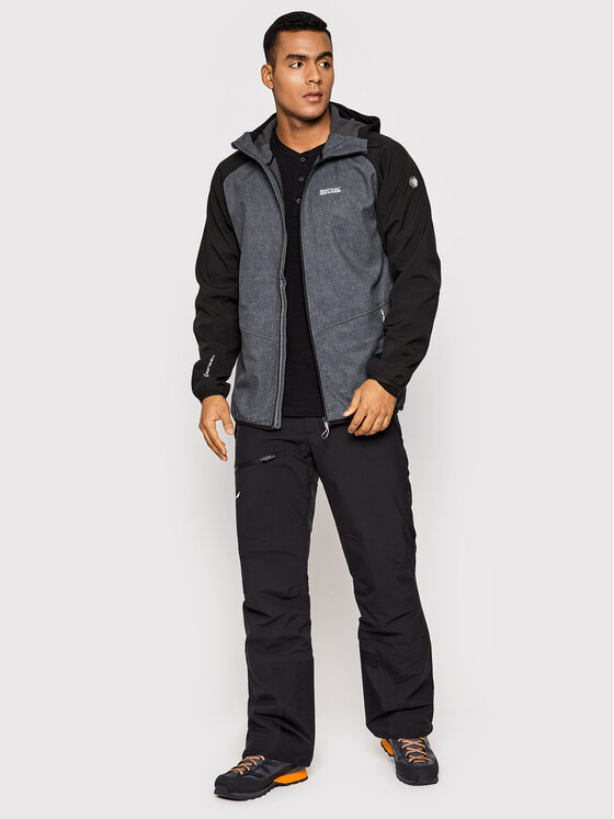 Regatta Regatta Kurtka softshell Arec III RML218 Szary Regular Fit