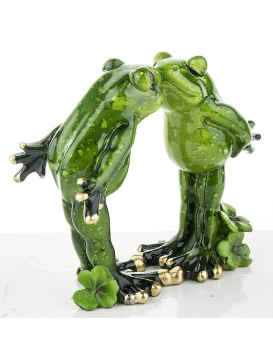 MIAhome MIAhome Figurka żabki KISS ME Zielony