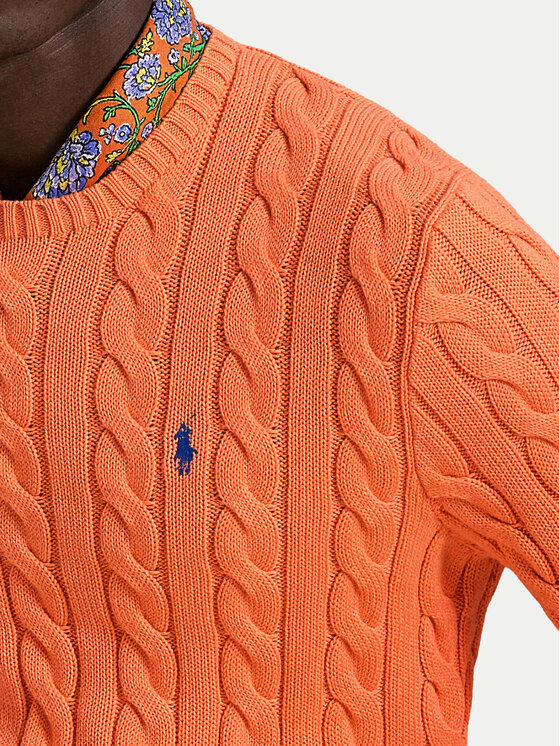 Polo Ralph Lauren Polo Ralph Lauren Пуловер 710775885529 Тъмно оранжево Regular Fit