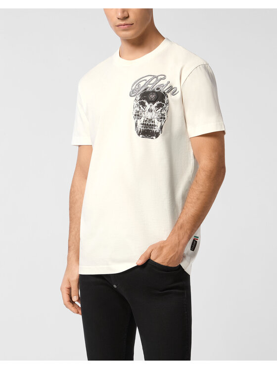 PHILIPP PLEIN PHILIPP PLEIN T-shirt 27145 Bianco Regular Fit