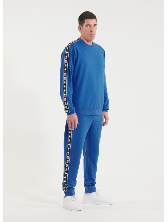 PITBULL PITBULL Bluza Bluza męska TAPE NUGGET S Niebieski Regular Fit