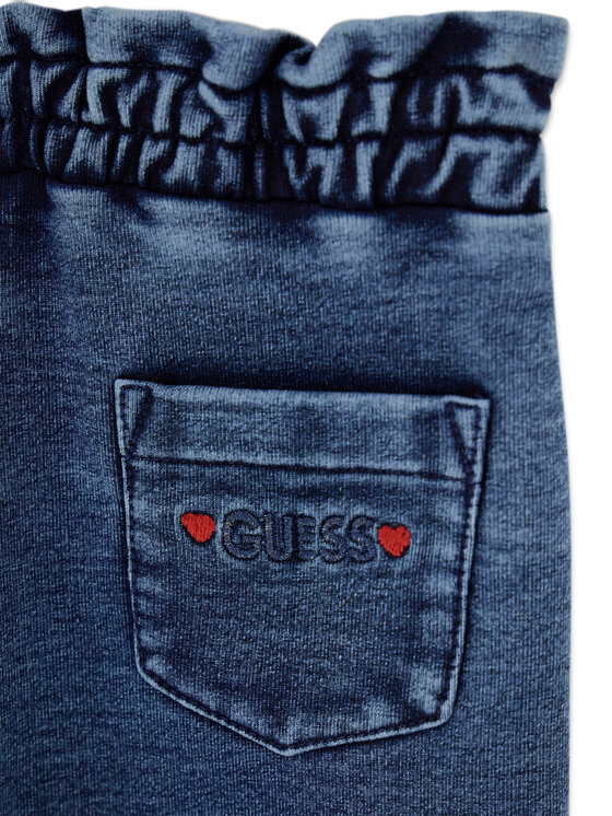 Guess Guess Komplet bluzka i spodnie A6BG16 K6140 Granatowy Regular Fit