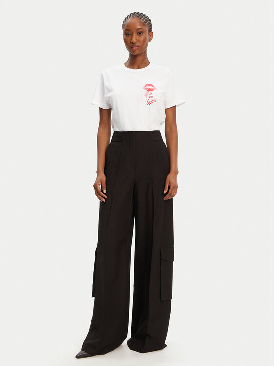 HUGO HUGO T-Shirt Destrel_2 50544897 Biały Relaxed Fit