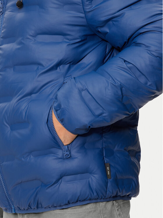 INDICODE INDICODE Zimní bunda Bolonzo 15-866 Tmavomodrá Regular Fit