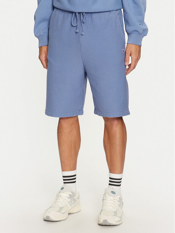 Champion Pantaloncini sportivi 218650 Blu Regular Fit Modivo